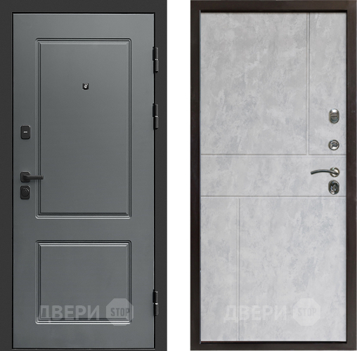 Входная металлическая Дверь Престиж Verona Горизонт Бетон светлый в Лосино-Петровский
