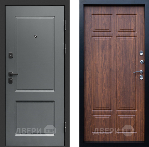 Входная металлическая Дверь Престиж Verona Премиум Орех темный в Лосино-Петровский