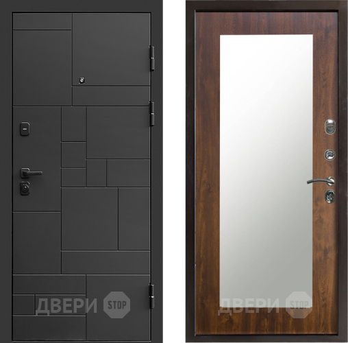 Дверь Престиж Kvadro Зеркло Пастораль Дуб в Лосино-Петровский