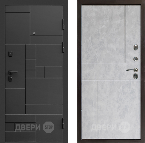 Дверь Престиж Kvadro Горизонт Бетон светлый в Лосино-Петровский