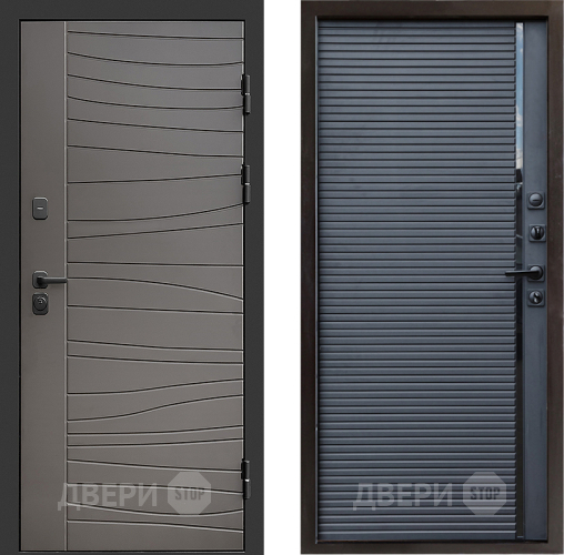 Входная металлическая Дверь Престиж Siciliya Porte Черный кварц в Лосино-Петровский