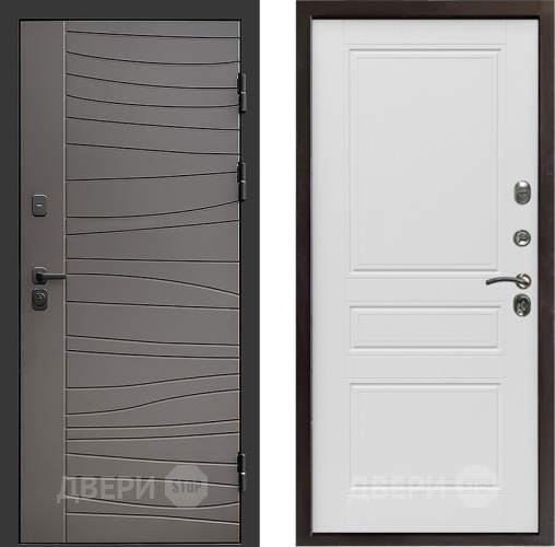 Входная металлическая Дверь Престиж Siciliya Классика Лиственница белая в Лосино-Петровский