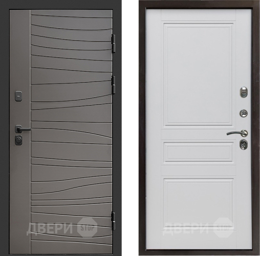 Входная металлическая Дверь Престиж Siciliya Классика Белый матовый в Лосино-Петровский