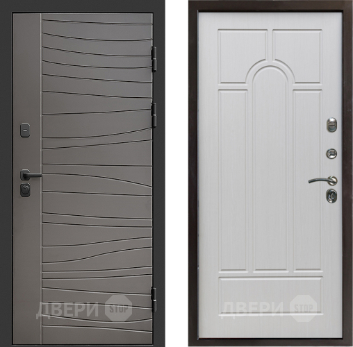 Входная металлическая Дверь Престиж Siciliya Арка Лиственница белая в Лосино-Петровский