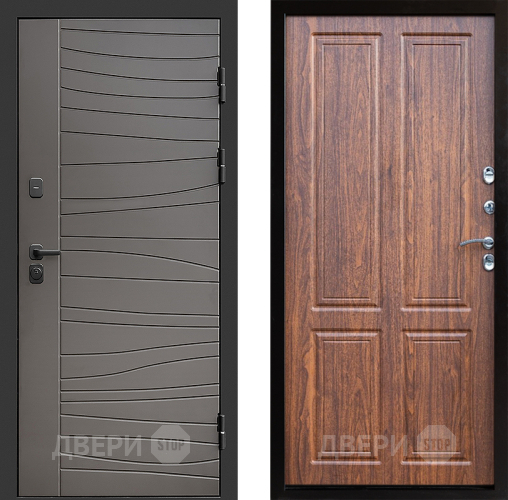 Входная металлическая Дверь Престиж Siciliya Премиум Орех светлый в Лосино-Петровский