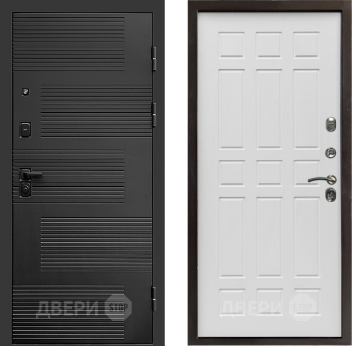 Входная металлическая Дверь Престиж Favorit Спарта Белое дерево в Лосино-Петровский