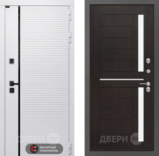 Входная металлическая Дверь Лабиринт (LABIRINT) Royal 02 Венге в Лосино-Петровский