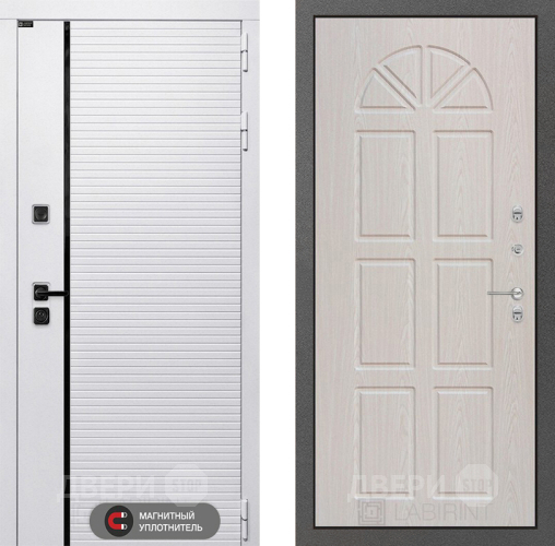 Входная металлическая Дверь Лабиринт (LABIRINT) Royal 15 VINORIT Алмон 25 в Лосино-Петровский