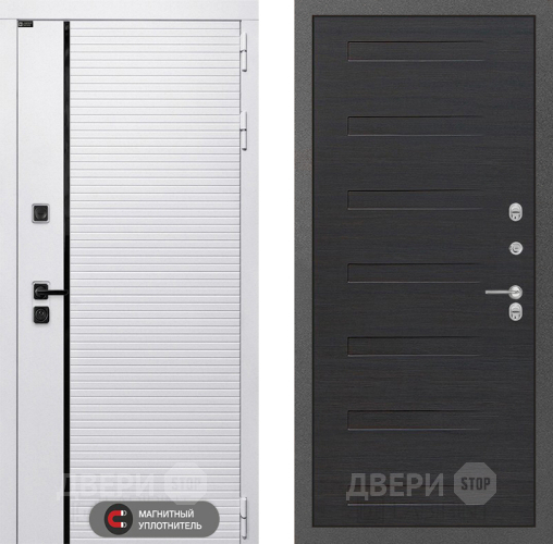 Входная металлическая Дверь Лабиринт (LABIRINT) Royal 14 Эковенге поперечный в Лосино-Петровский