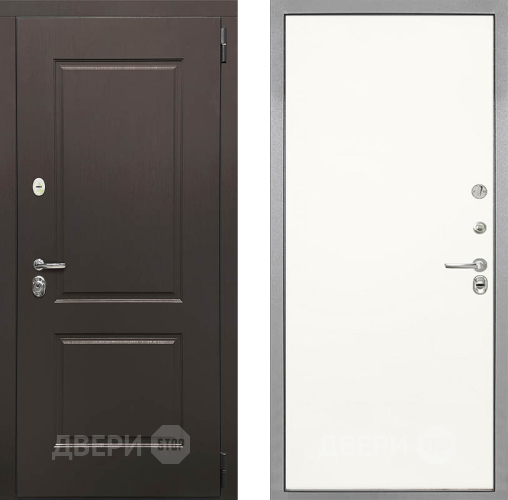 Входная металлическая Дверь Интекрон (INTECRON) Кампо Гладкая Слоновая кость в Лосино-Петровский