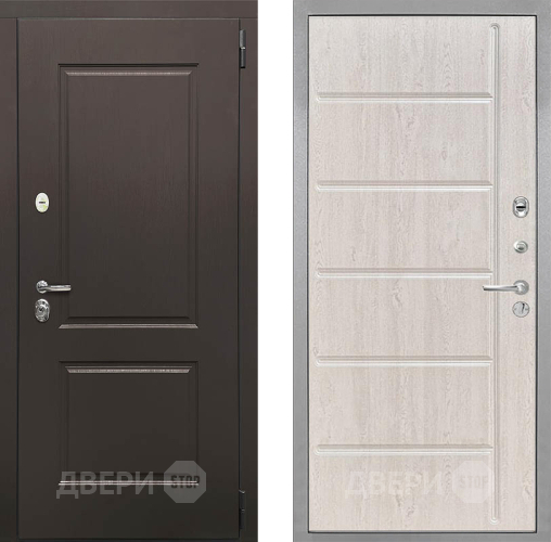 Входная металлическая Дверь Интекрон (INTECRON) Кампо ФЛ-102 Сосна белая в Лосино-Петровский