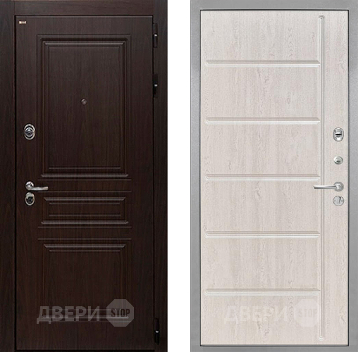 Дверь Интекрон (INTECRON) Брайтон Тиковое Дерево ФЛ-102 Сосна белая в Лосино-Петровский