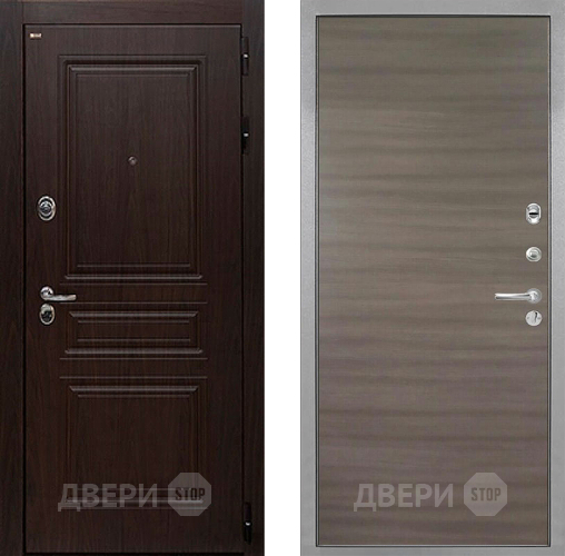 Дверь Интекрон (INTECRON) Брайтон Тиковое Дерево Гладкая Дуб тоскано поперечный в Лосино-Петровский