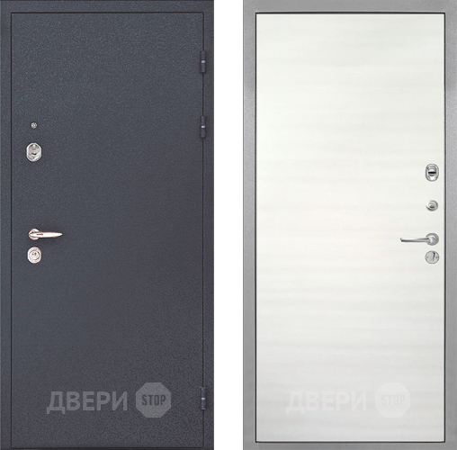 Входная металлическая Дверь Интекрон (INTECRON) Колизей Гладкая Дуб сильвер поперечный в Лосино-Петровский