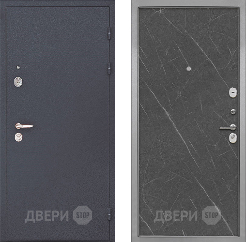 Входная металлическая Дверь Интекрон (INTECRON) Колизей Гладкая Гранит лава оникс в Лосино-Петровский