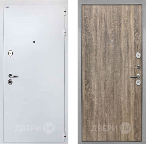 Дверь Интекрон (INTECRON) Колизей White Гладкая Дуб турин в Лосино-Петровский