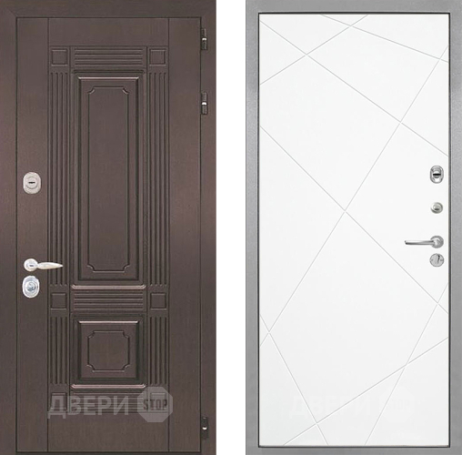 Входная металлическая Дверь Интекрон (INTECRON) Италия Лучи-М Софт милк в Лосино-Петровский