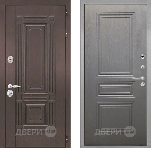 Входная металлическая Дверь Интекрон (INTECRON) Италия ФЛ-243 Графит вуд дуб в Лосино-Петровский