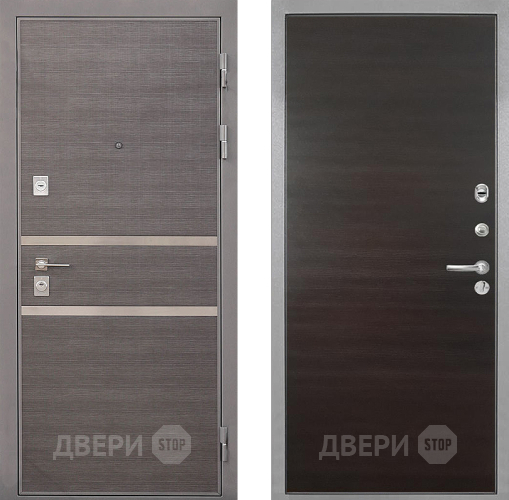 Дверь Интекрон (INTECRON) Неаполь Гладкая Эковенге поперечный в Лосино-Петровский