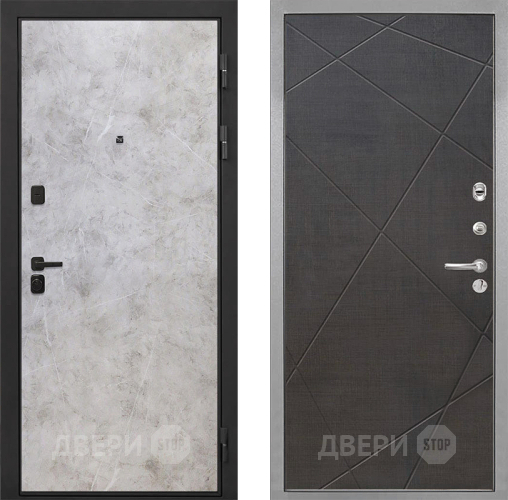 Дверь Интекрон (INTECRON) Профит Black Мрамор Светлый Лучи-М Венге распил кофе в Лосино-Петровский