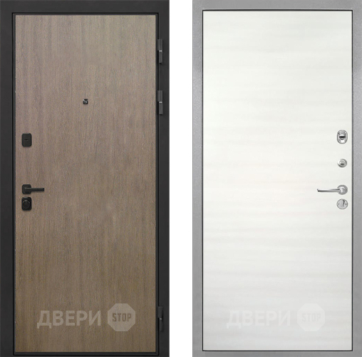 Дверь Интекрон (INTECRON) Профит Black Венге Коричневый Гладкая Дуб сильвер поперечный в Лосино-Петровский