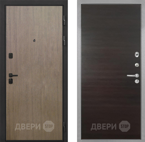 Дверь Интекрон (INTECRON) Профит Black Венге Коричневый Гладкая Эковенге поперечный в Лосино-Петровский