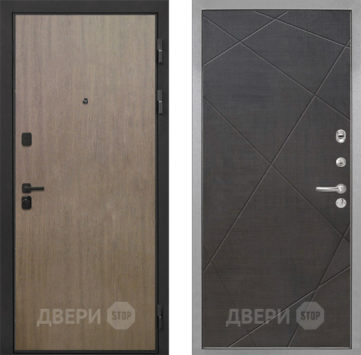 Дверь Интекрон (INTECRON) Профит Black Венге Коричневый Лучи-М Венге распил кофе в Лосино-Петровский