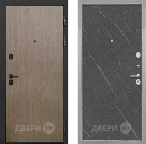 Дверь Интекрон (INTECRON) Профит Black Венге Коричневый Гладкая Гранит лава оникс в Лосино-Петровский