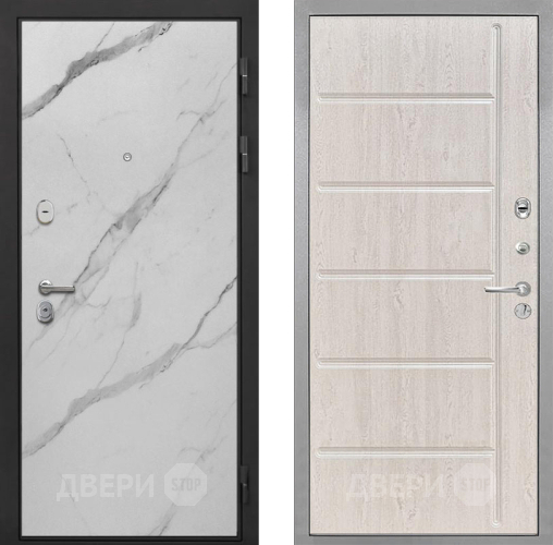 Дверь Интекрон (INTECRON) Гектор Мрамор Арктик ФЛ-102 Сосна белая в Лосино-Петровский
