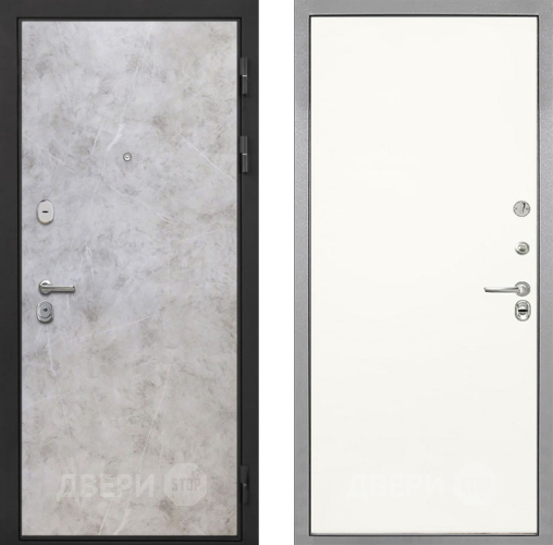 Дверь Интекрон (INTECRON) Гектор Мрамор Светлый Гладкая Слоновая кость в Лосино-Петровский