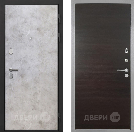 Дверь Интекрон (INTECRON) Гектор Мрамор Светлый Гладкая Эковенге поперечный в Лосино-Петровский