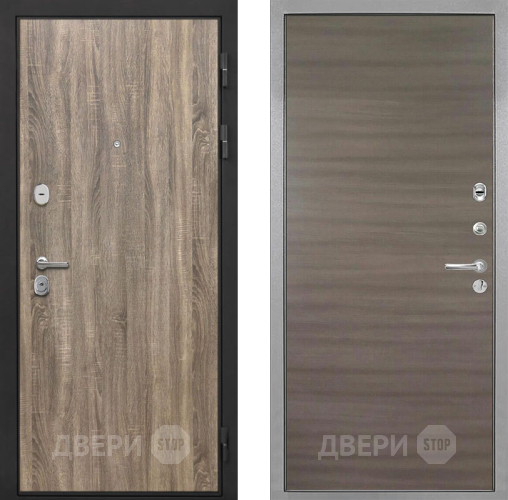 Входная металлическая Дверь Интекрон (INTECRON) Гектор Дуб Турин Гладкая Дуб тоскано поперечный в Лосино-Петровский