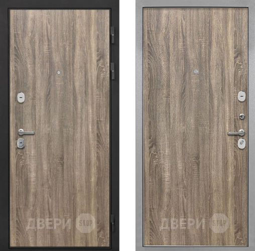 Входная металлическая Дверь Интекрон (INTECRON) Гектор Дуб Турин Гладкая Дуб турин в Лосино-Петровский
