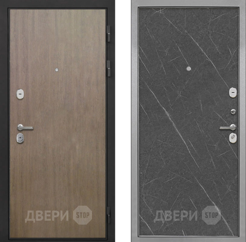 Дверь Интекрон (INTECRON) Гектор Венге Коричневый Гладкая Гранит лава оникс в Лосино-Петровский