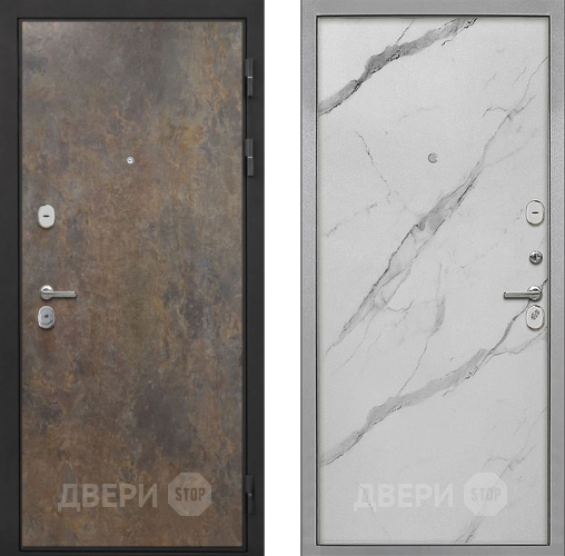 Дверь Интекрон (INTECRON) Гектор Гранж Гладкая Мрамор натуральный арктик в Лосино-Петровский