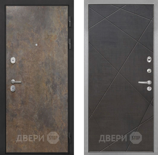 Входная металлическая Дверь Интекрон (INTECRON) Гектор Гранж Лучи-М Венге распил кофе в Лосино-Петровский