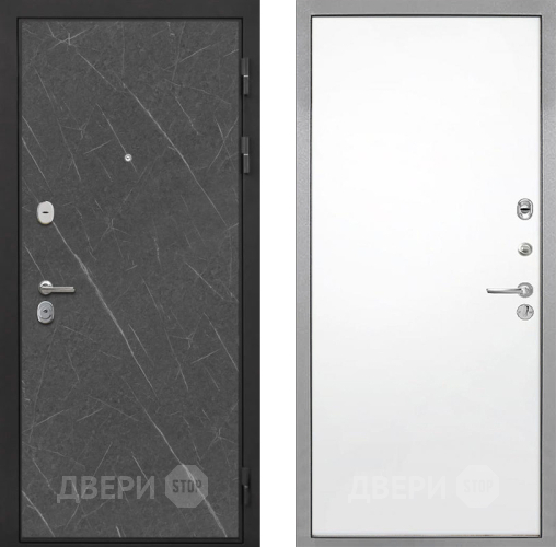 Дверь Интекрон (INTECRON) Гектор Гранит Лава Оникс Гладкая Силк Сноу в Лосино-Петровский