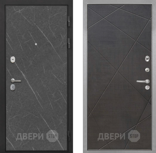 Входная металлическая Дверь Интекрон (INTECRON) Гектор Гранит Лава Оникс Лучи-М Венге распил кофе в Лосино-Петровский