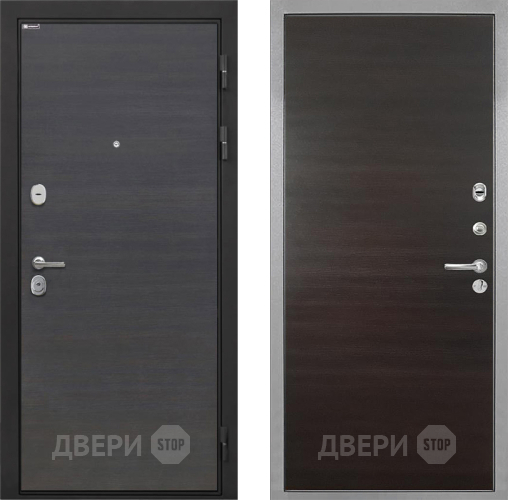 Входная металлическая Дверь Интекрон (INTECRON) Гектор Эковенге Гладкая Эковенге поперечный в Лосино-Петровский