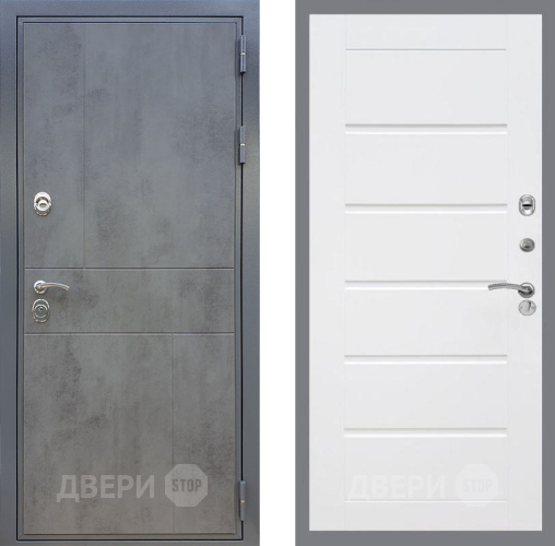 Дверь Рекс (REX) ФЛ-290 Сити Белый ясень в Лосино-Петровский