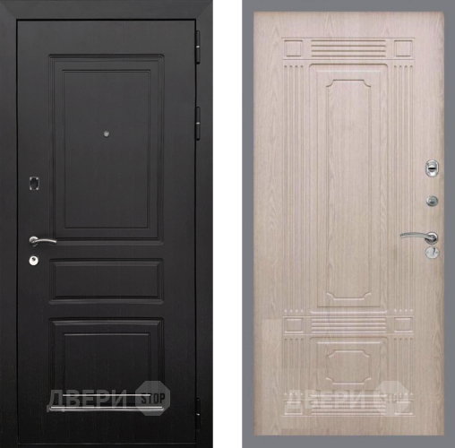 Входная металлическая Дверь Рекс (REX) 6 Венге FL-2 Беленый дуб в Лосино-Петровский