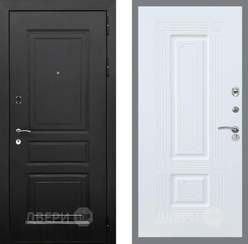 Входная металлическая Дверь Рекс (REX) 6 Венге FL-2 Силк Сноу в Лосино-Петровский