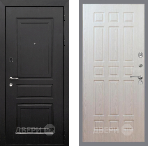 Входная металлическая Дверь Рекс (REX) 6 Венге FL-33 Беленый дуб в Лосино-Петровский