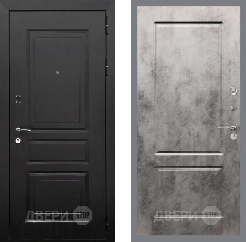 Входная металлическая Дверь Рекс (REX) 6 Венге FL-117 Бетон темный в Лосино-Петровский