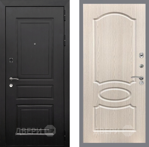 Дверь Рекс (REX) 6 Венге FL-128 Беленый дуб в Лосино-Петровский