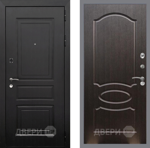 Входная металлическая Дверь Рекс (REX) 6 Венге FL-128 Венге светлый в Лосино-Петровский