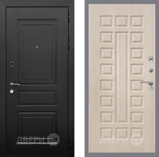 Входная металлическая Дверь Рекс (REX) 6 Венге FL-183 Беленый дуб в Лосино-Петровский