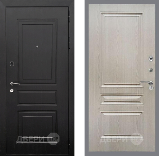 Входная металлическая Дверь Рекс (REX) 6 Венге FL-243 Беленый дуб в Лосино-Петровский