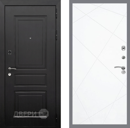 Входная металлическая Дверь Рекс (REX) 6 Венге FL-291 Силк Сноу в Лосино-Петровский