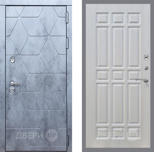 Входная металлическая Дверь Рекс (REX) 28 FL-33 Лиственница беж в Лосино-Петровский